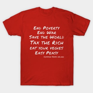 End Poverty T-Shirt